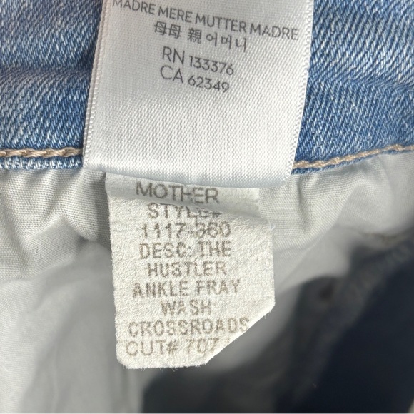 Mother | The Hustler Ankle Fray Jeans | Crossroads Wash | 30 - Picture 10 of 11